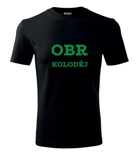 Černé tričko Obr Koloděj