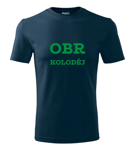 Tmavě modré tričko Obr Koloděj