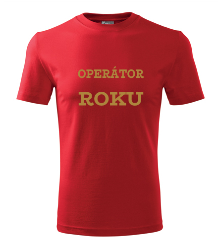 Červené tričko operátor roku