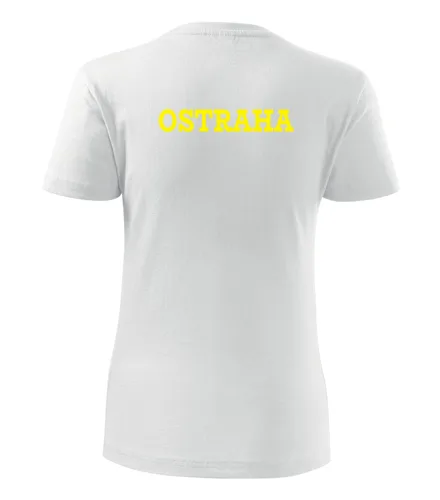 Bílé dámské tričko Ostraha