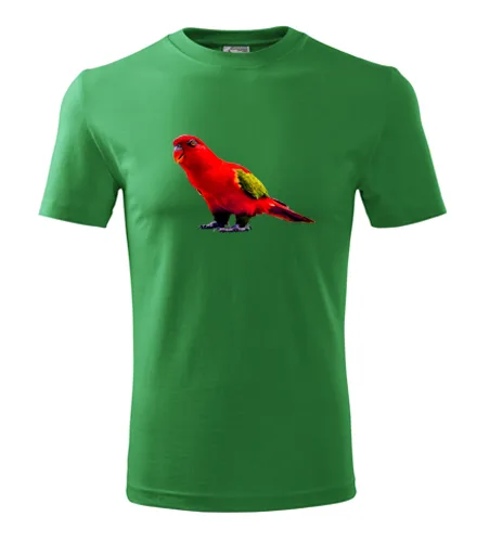 Zelené tričko s papouškem 1