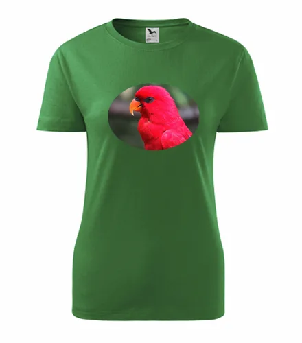 Zelené dámské tričko s papouškem 4