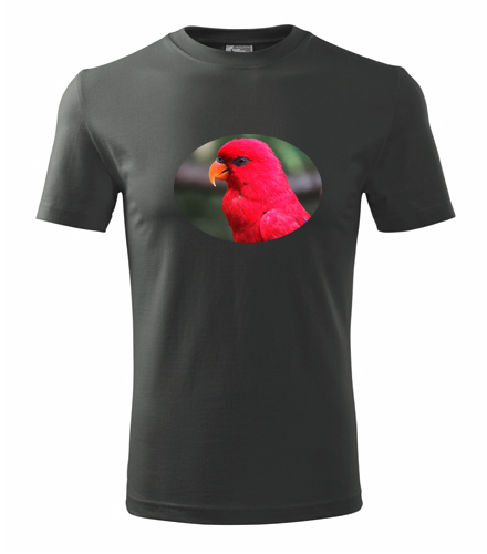 Grafitové tričko s papouškem 4
