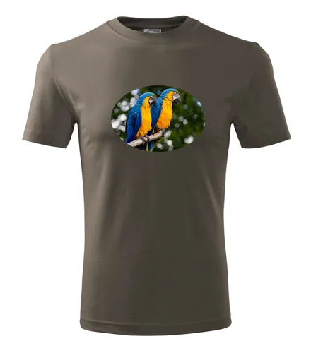 Army tričko s papouškem 5