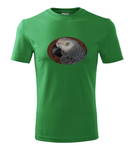 Zelené tričko s papouškem 6