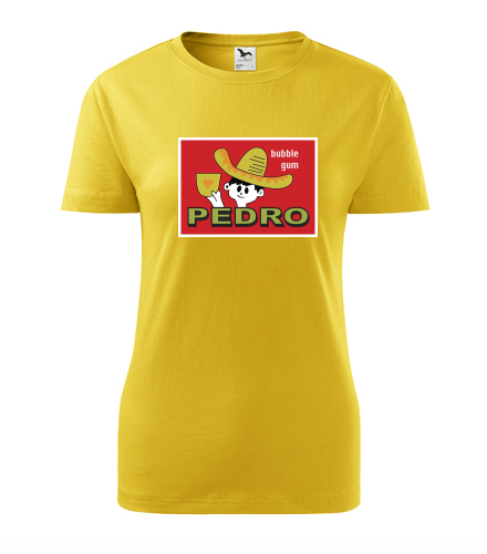 Žluté dámské tričko Pedro