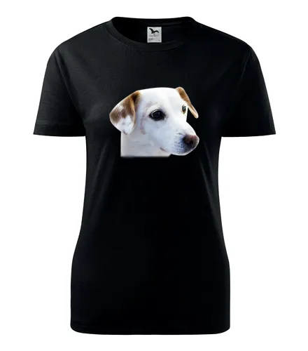 Černé dámské tričko se psem 1