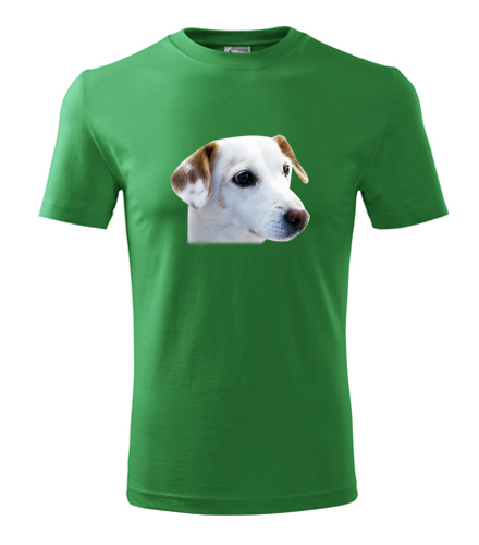 Zelené tričko se psem 1