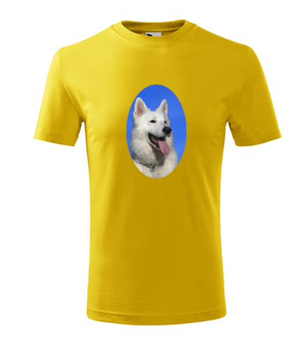 Žluté dětské tričko se psem 3