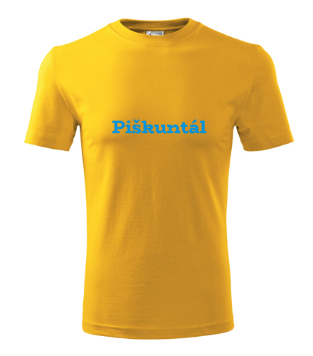 Žluté tričko Piškuntál