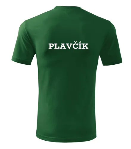 Lahvově zelené tričko plavčík
