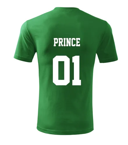 Zelené tričko prince