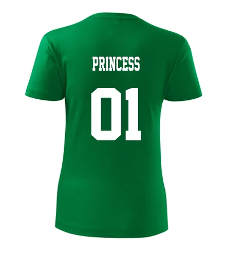 Zelené dámské tričko princess