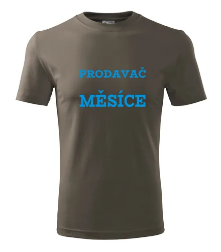 Army tričko prodavač měsíce