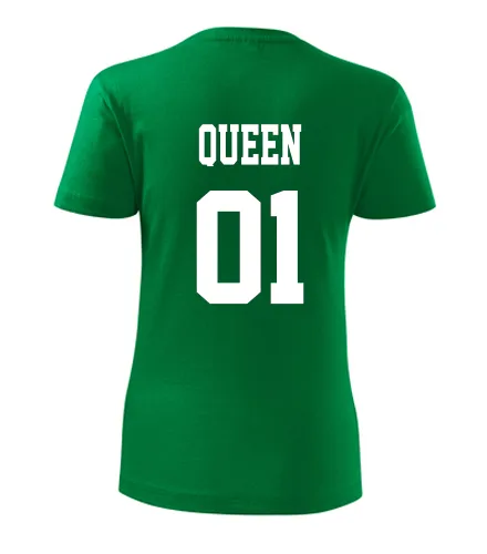 Zelené dámské tričko Queen