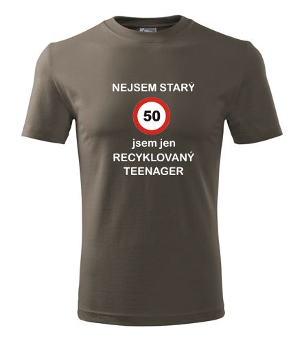 Army tričko recyklovaný teenager 50