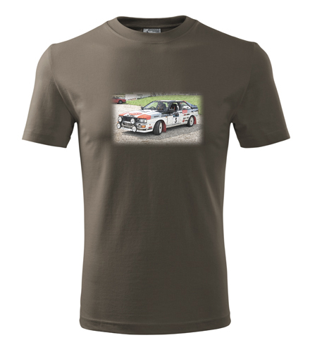 Army tričko s kresbou Audi Quattro