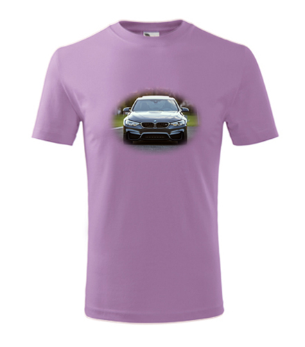 Fialové dětské tričko s BMW 2