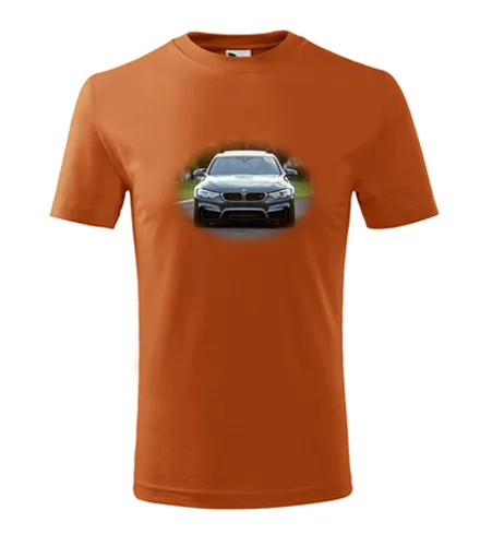 Oranžové dětské tričko s BMW 2