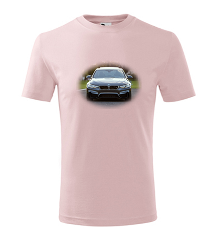 Růžové dětské tričko s BMW 2