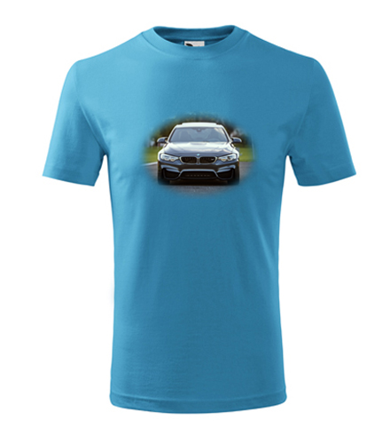 Tyrkysové dětské tričko s BMW 2