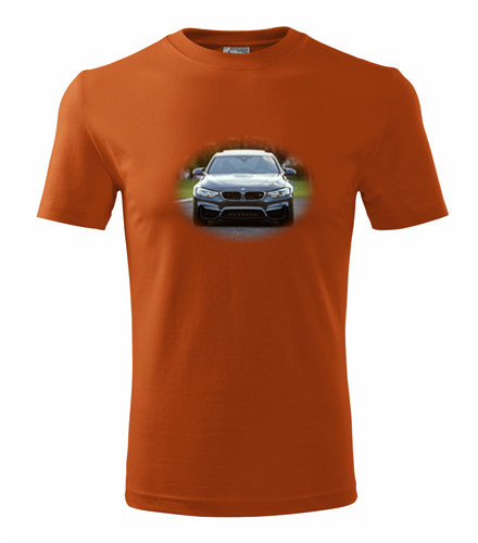 Oranžové tričko s BMW 2