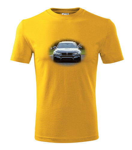 Žluté tričko s BMW 2