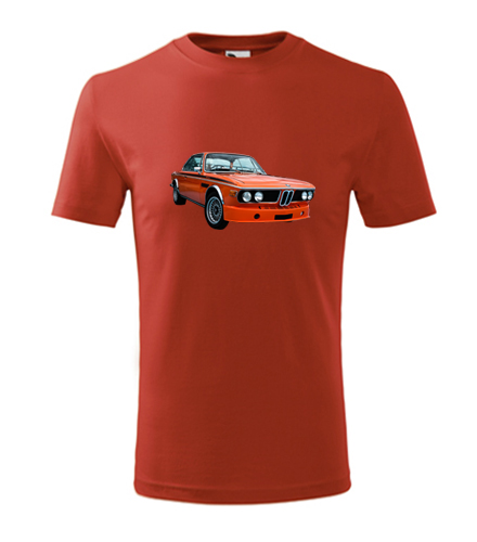 Červené dětské tričko s BMW 30 CSL
