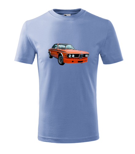 Světle modré dětské tričko s BMW 30 CSL