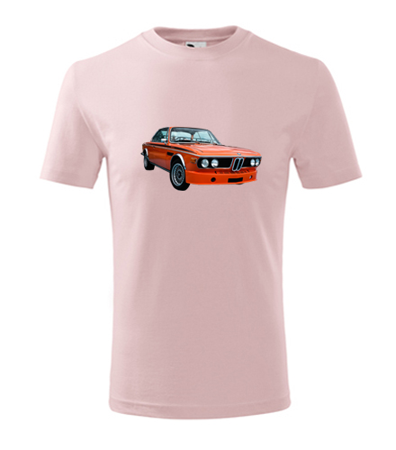 Růžové dětské tričko s BMW 30 CSL