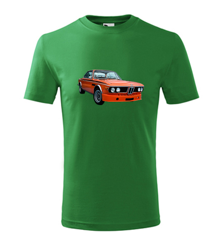 Zelené dětské tričko s BMW 30 CSL