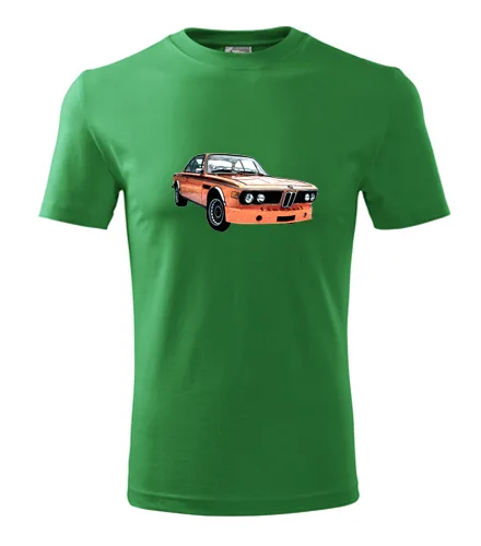 Zelené tričko s kresbou BMW 30 CSL