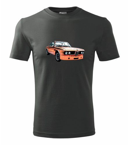 Grafitové tričko s kresbou BMW 30 CSL