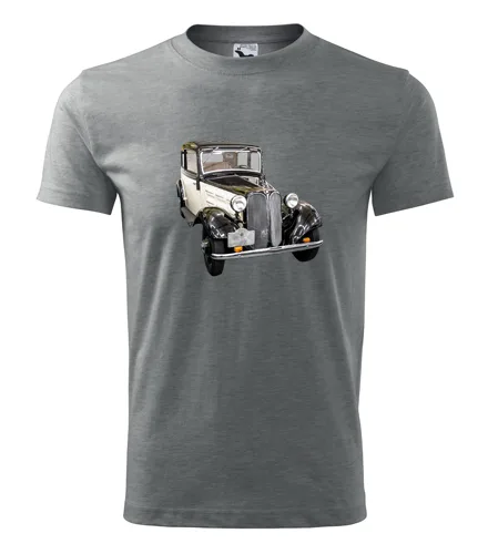Šedé tričko s oldtimerem BMW