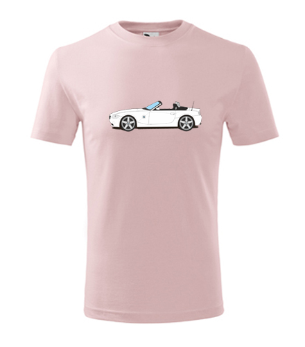 Růžové dětské tričko s BMW Z4