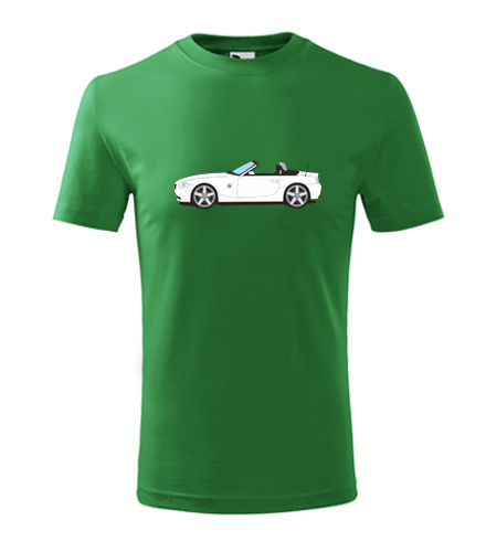Zelené dětské tričko s BMW Z4