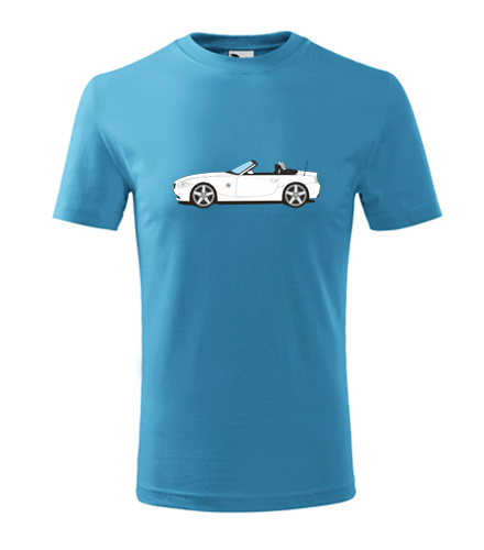 Tyrkysové dětské tričko s BMW Z4