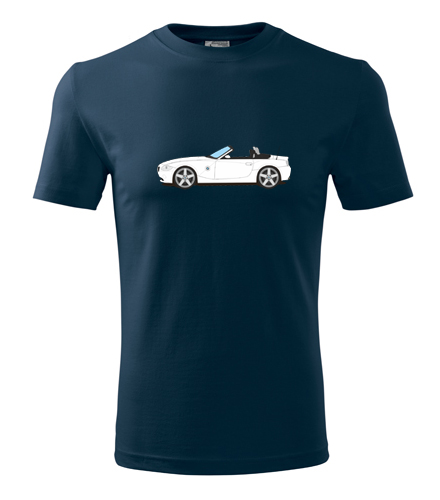 Tmavě modré tričko s BMW Z4