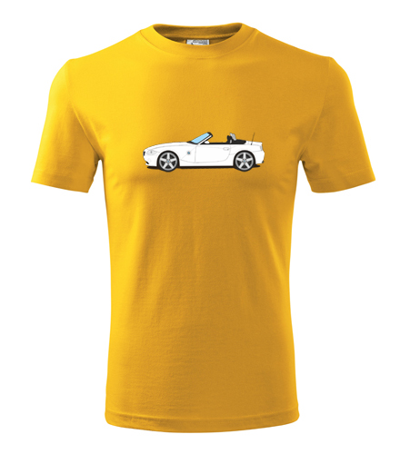 Žluté tričko s BMW Z4