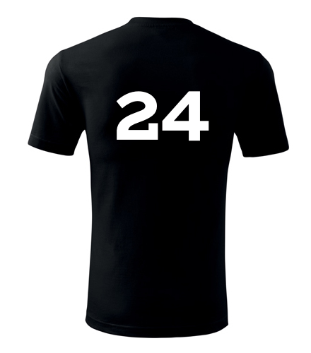 Černé tričko s číslem 24