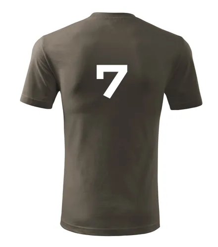 Army tričko s číslem 7