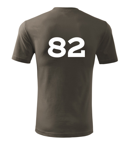 Army tričko s číslem 82