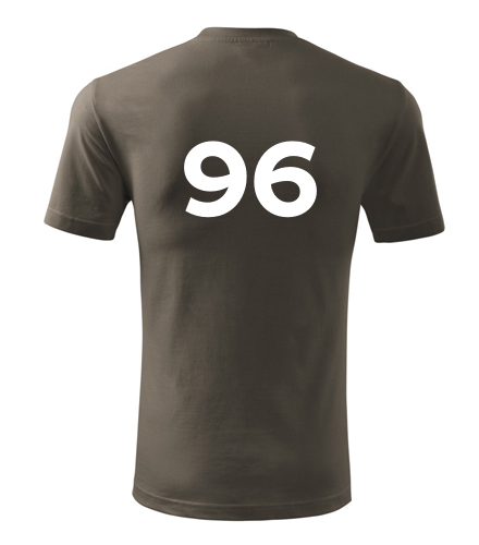 Army tričko s číslem 96