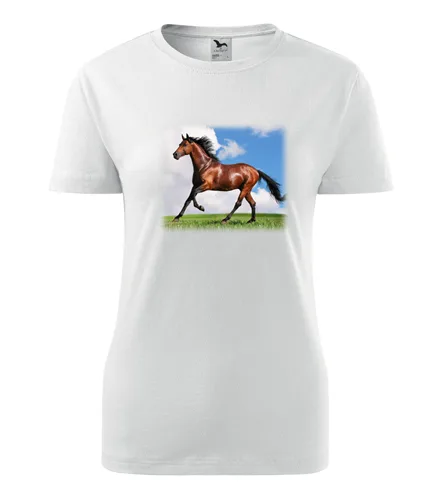 Tričko s koněm dámské