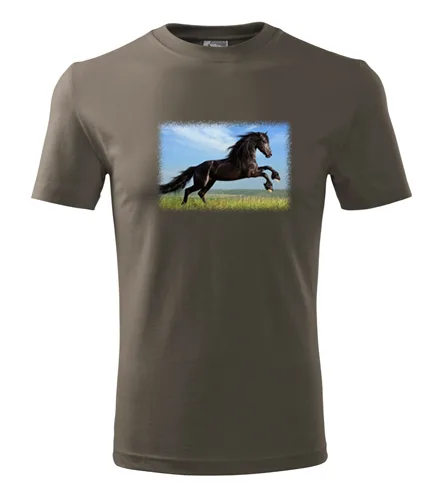 Army tričko s koněm 2