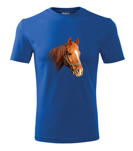 Modré tričko s koněm 3