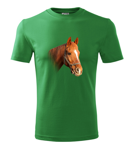 Zelené tričko s koněm 3