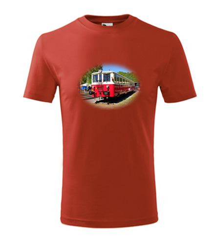 Červené dětské tričko s motoráčkem 830