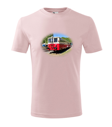Růžové dětské tričko s motoráčkem 830