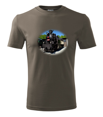Army tričko s parní lokomotivou 354 2